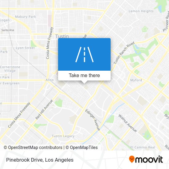 Mapa de Pinebrook Drive