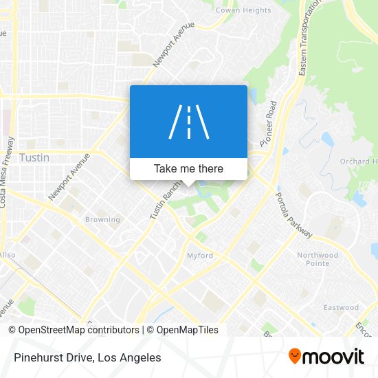 Mapa de Pinehurst Drive