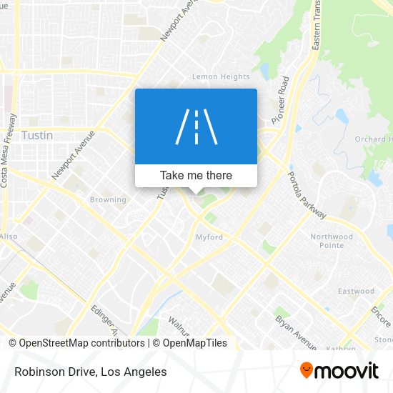 Mapa de Robinson Drive