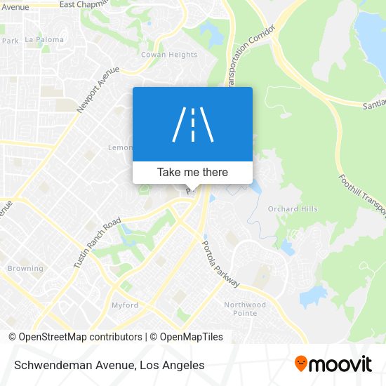 Schwendeman Avenue map