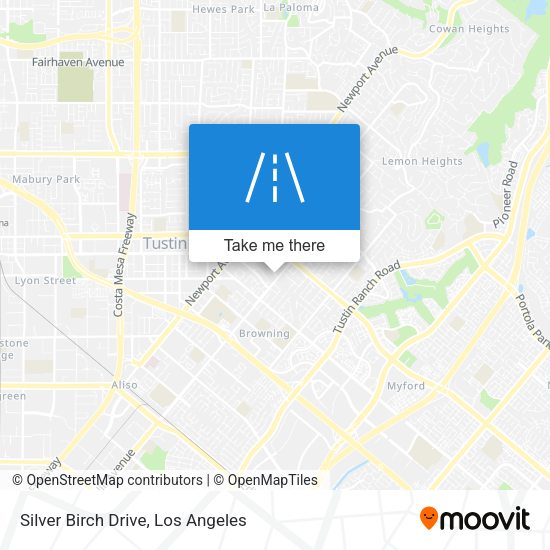 Silver Birch Drive map