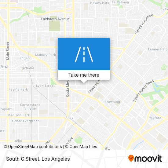 Mapa de South C Street