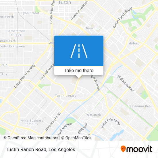 Tustin Ranch Road map