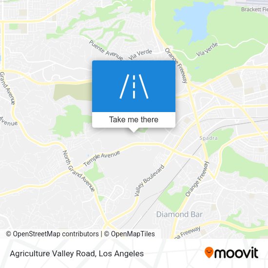 Agriculture Valley Road map