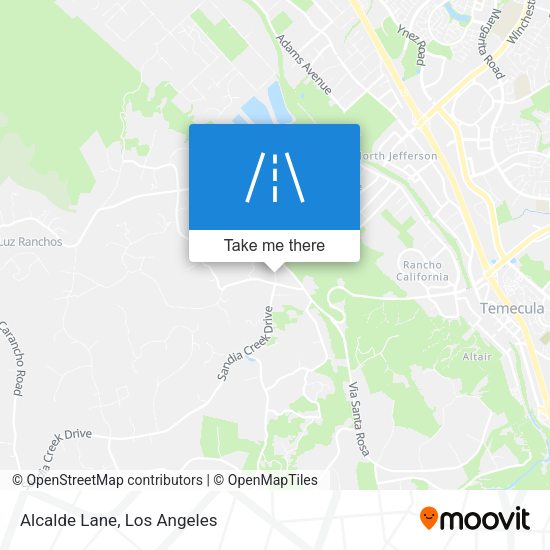 Mapa de Alcalde Lane