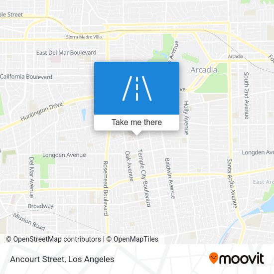 Mapa de Ancourt Street