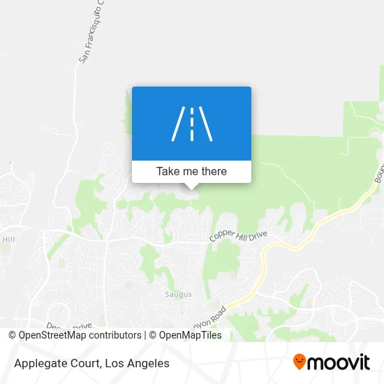 Applegate Court map