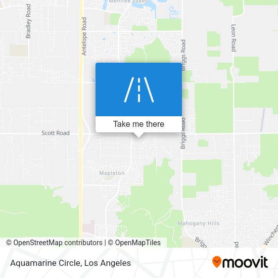 Aquamarine Circle map