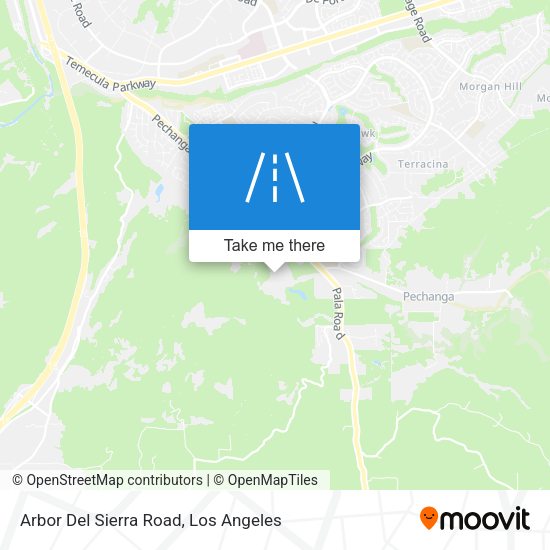 Arbor Del Sierra Road map
