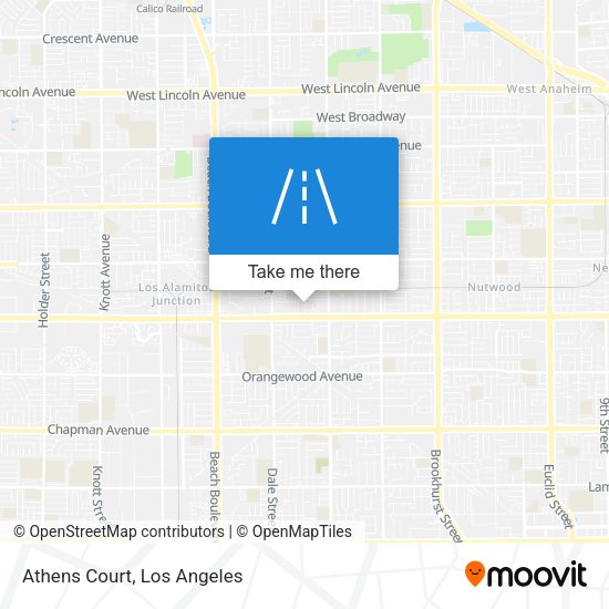 Mapa de Athens Court