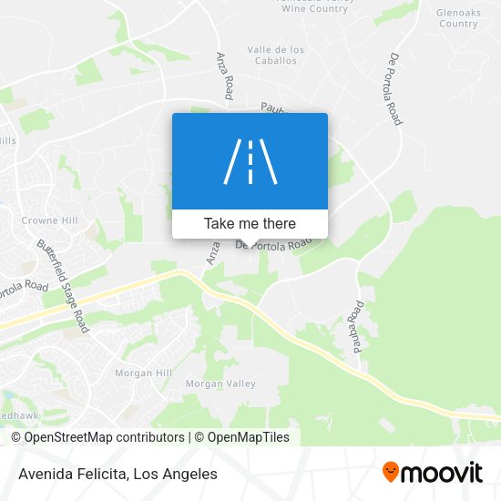 Avenida Felicita map