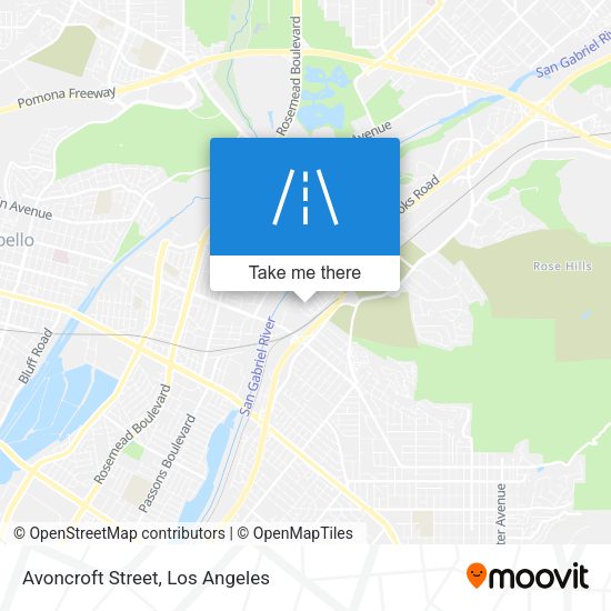 Mapa de Avoncroft Street