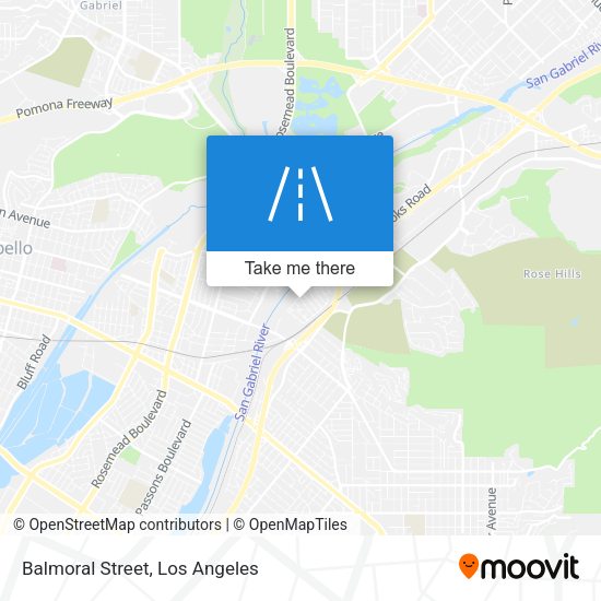 Mapa de Balmoral Street
