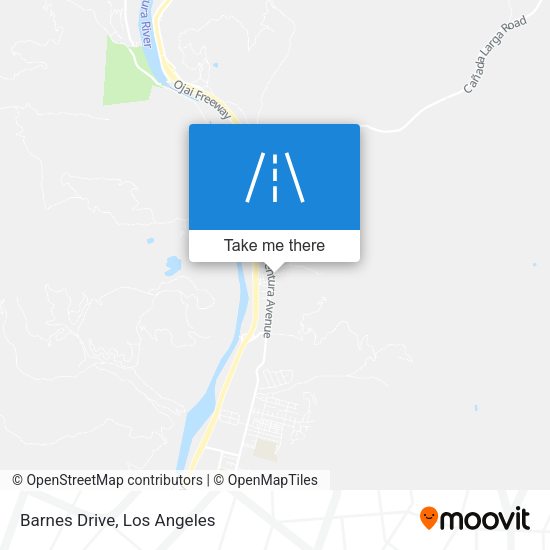 Barnes Drive map