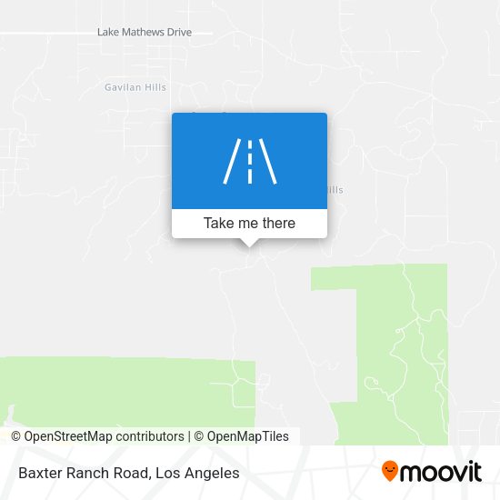 Baxter Ranch Road map