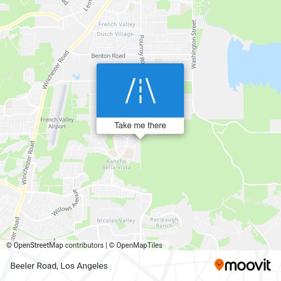 Mapa de Beeler Road