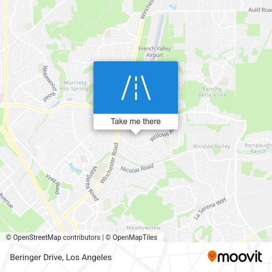 Mapa de Beringer Drive