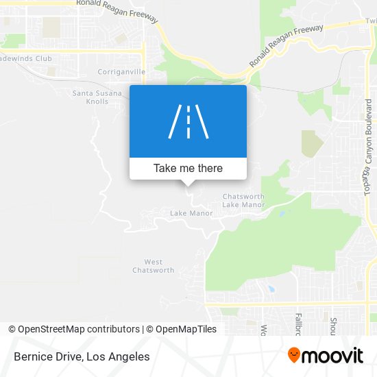 Mapa de Bernice Drive