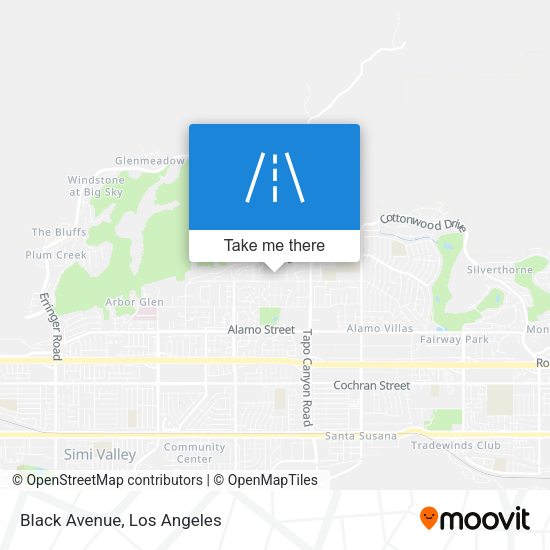 Mapa de Black Avenue