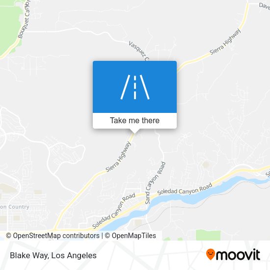Mapa de Blake Way