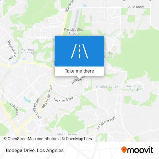 Bodega Drive map