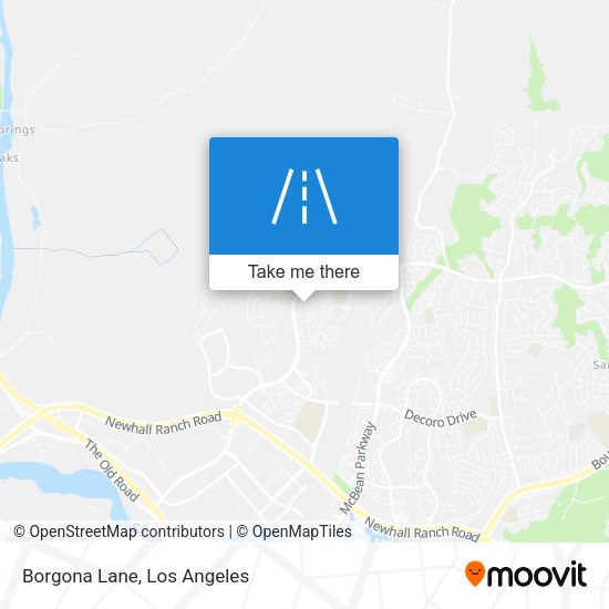 Mapa de Borgona Lane