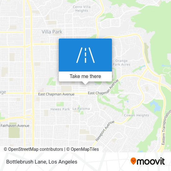 Bottlebrush Lane map