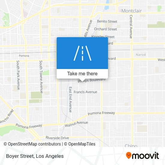 Mapa de Boyer Street