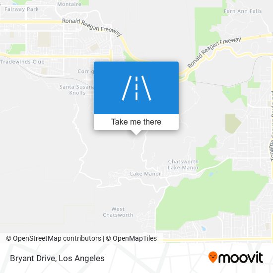 Bryant Drive map