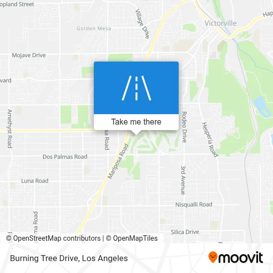 Burning Tree Drive map