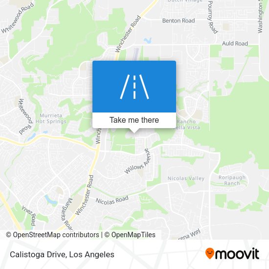 Mapa de Calistoga Drive