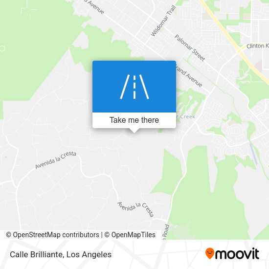 Calle Brilliante map