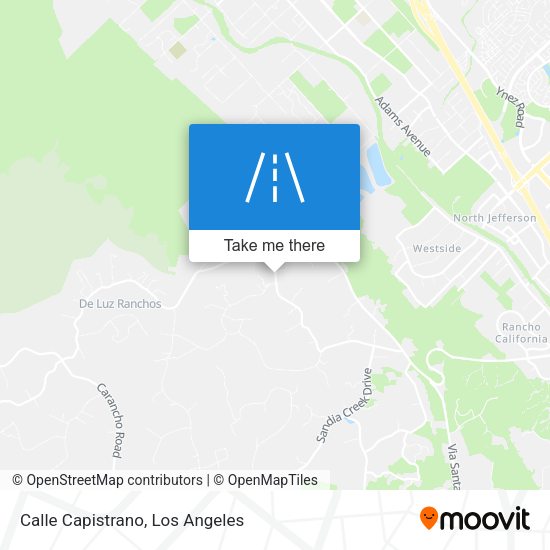 Calle Capistrano map