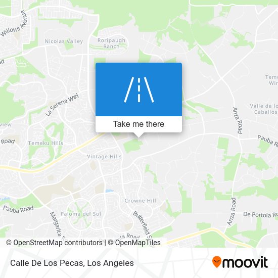 Calle De Los Pecas map