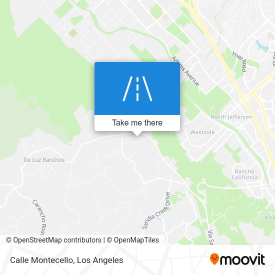 Calle Montecello map