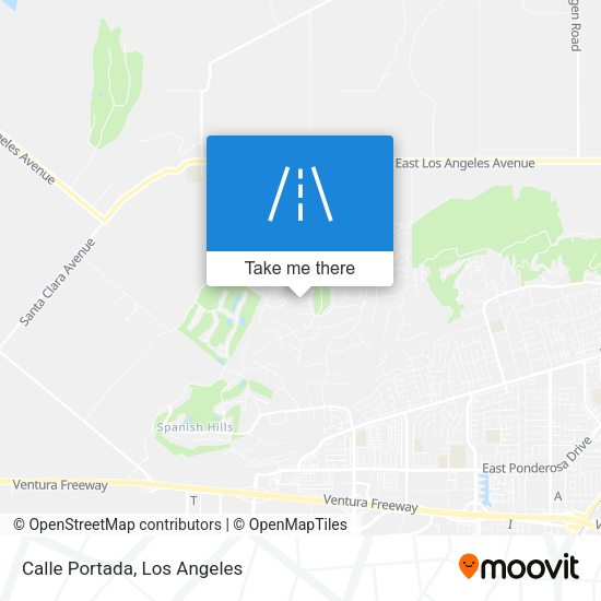 Mapa de Calle Portada