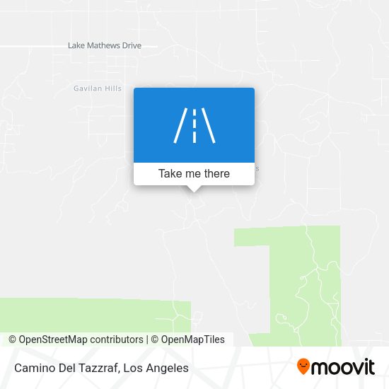 Mapa de Camino Del Tazzraf