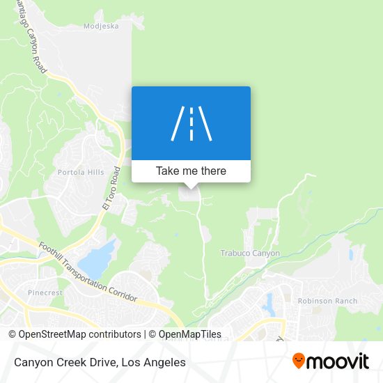 Canyon Creek Drive map