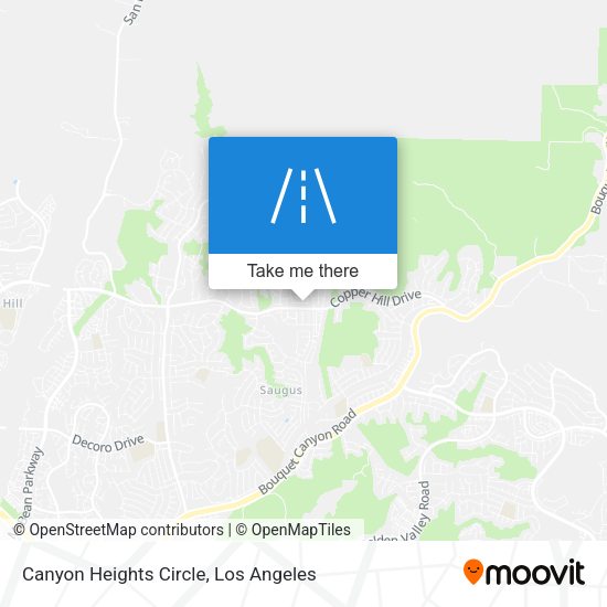 Mapa de Canyon Heights Circle