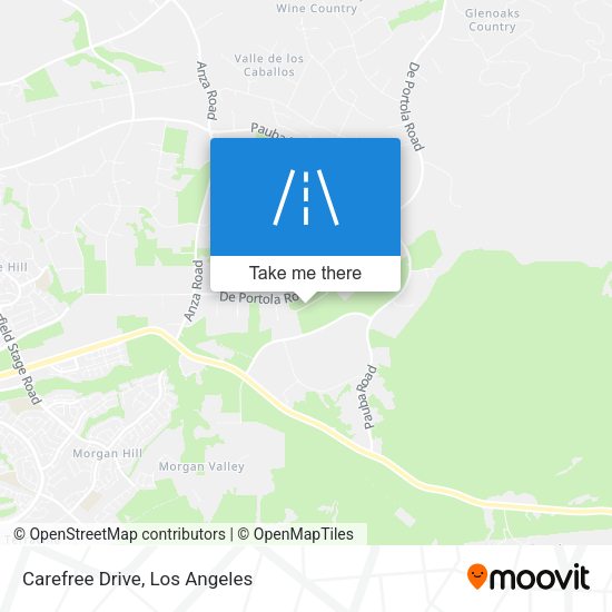Mapa de Carefree Drive