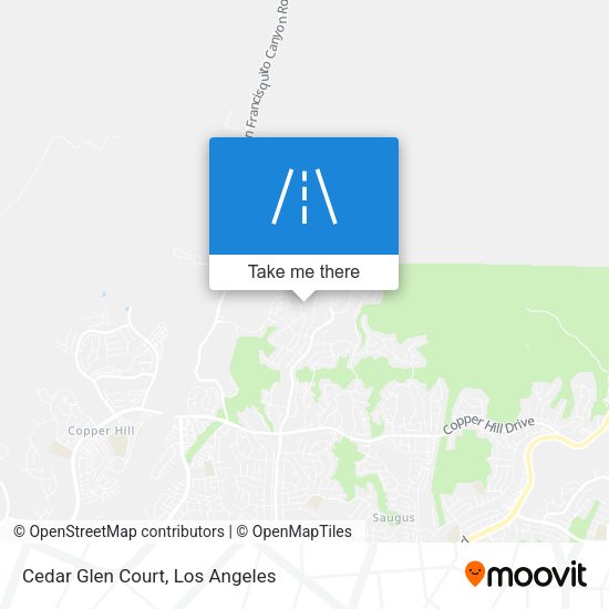 Cedar Glen Court map