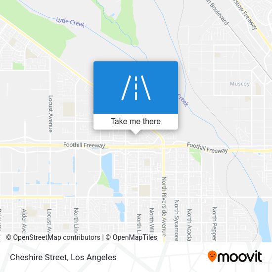 Cheshire Street map