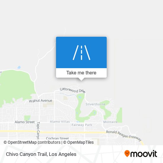 Chivo Canyon Trail map