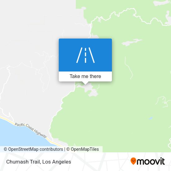 Mapa de Chumash Trail