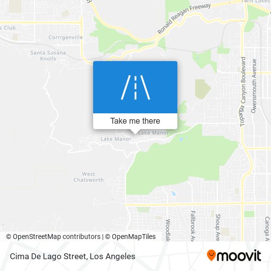 Cima De Lago Street map