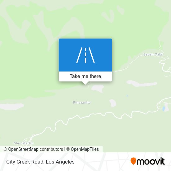 Mapa de City Creek Road