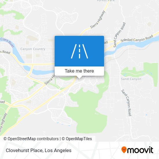 Clovehurst Place map