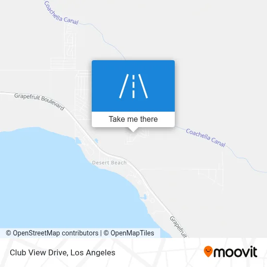 Club View Drive map
