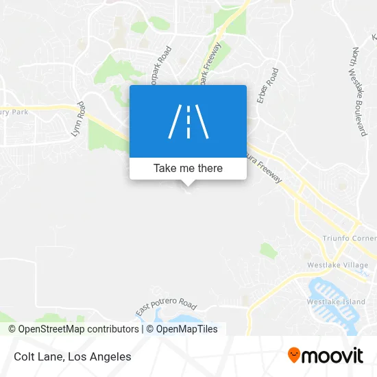 Colt Lane map