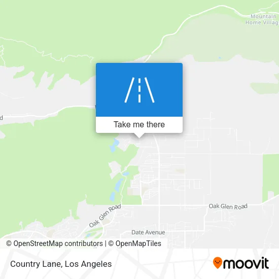 Mapa de Country Lane